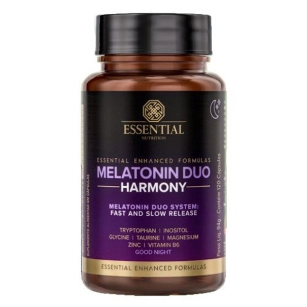 Imagem de Melatonina Melatonin Duo Harmony Essential 120cps