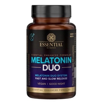 Imagem de Melatonina Melatonin Duo Menta Essential 120cps