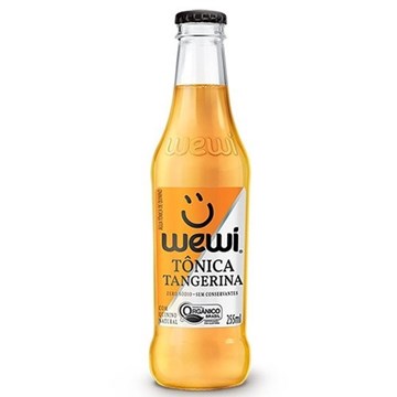 Imagem de Água Tônica Orgânica Sabor Tangerina Wewi 255ml