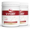 Imagem de Pré-Treino V-Fort Sabor Frutas Vermelhas Vitafor 240g