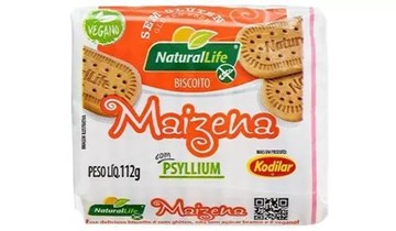Imagem de Biscoito Maizena com Psyllium Sem Glúten Natural Life 112g