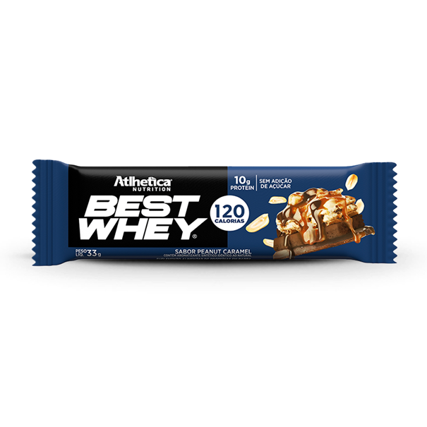 Imagem de Barra Best Whey Atlhetica Peanut Caramel 33g