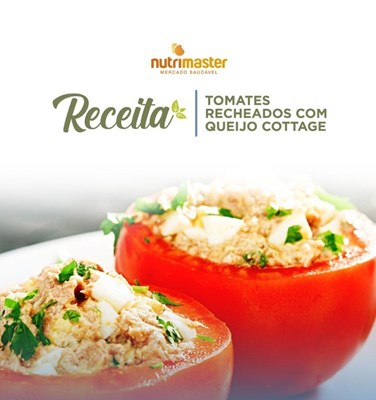 Tomates Recheados Com Queijo Cottage