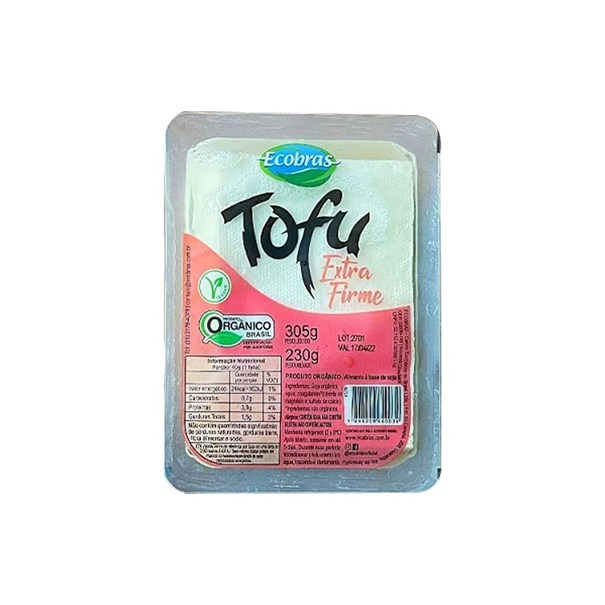 Imagem de Tofu Orgânico Extra Firme Ecobras 230g