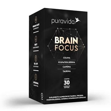 Imagem de Brain Focus Pura Vida 30 Cápsulas