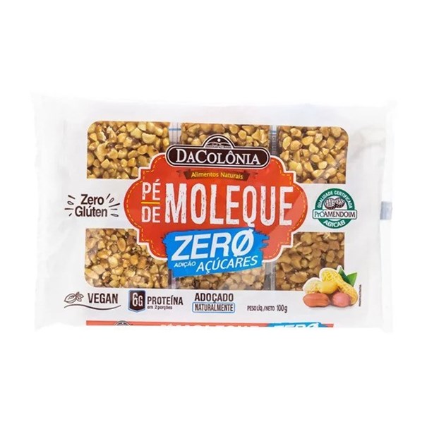 Imagem de Pé de Moleque Zero DaColônia 100g