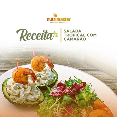 Salada Tropical Com Camarão