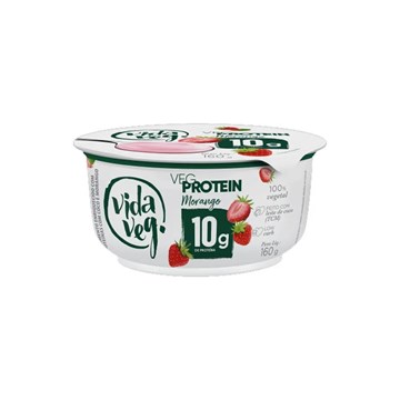 Imagem de Iogurte VegProtein Vida Veg Morango Pote160g