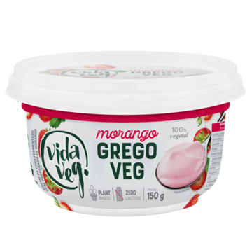 Imagem de Iogurte GregoVeg Morango Vida Veg 150g