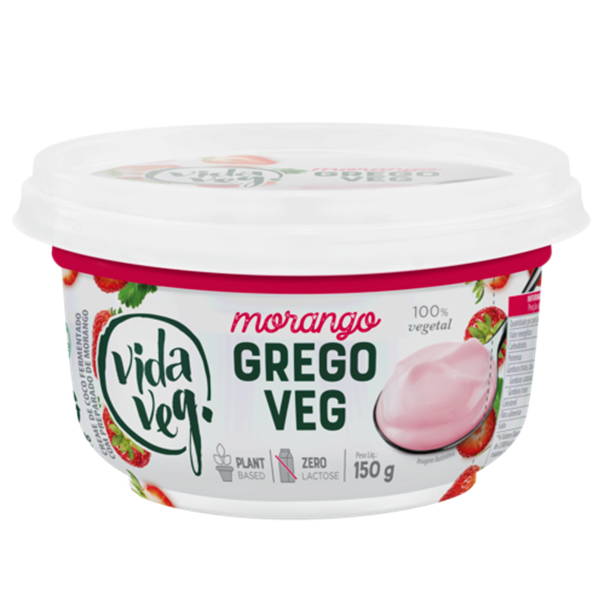 Imagem de Iogurte GregoVeg Morango Vida Veg 150g