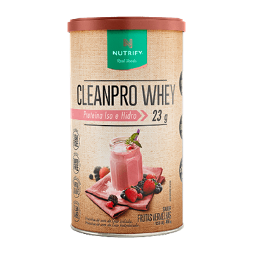 Imagem de Proteína CleanPro Whey Frutas Vermelhas Nutrify 450g