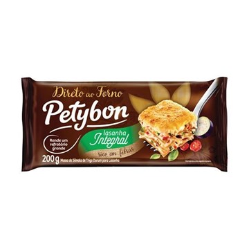 Imagem de Massa de Lasanha Petybom Pré Cozida integral 200g