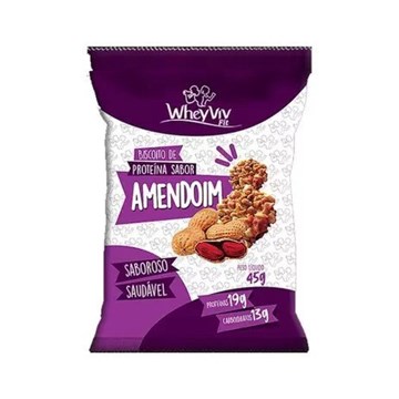 Imagem de Biscoito Proteico Sabor Amendoim WheyViv Fit 45g