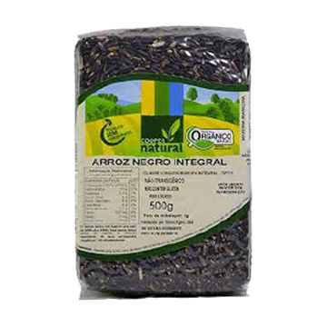 Imagem de Arroz negro orgânico Coopernatural 500g