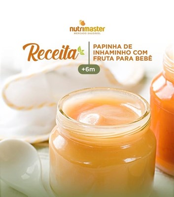 Papinha de Inhaminho Com Fruta Para Bebê