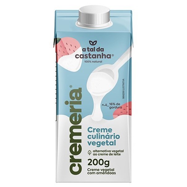 Imagem de Creme de Leite Vegetal A Tal da Castanha 200g