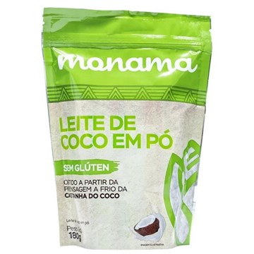 Imagem de Leite de Coco em Pó Monama Sem glúten 180g