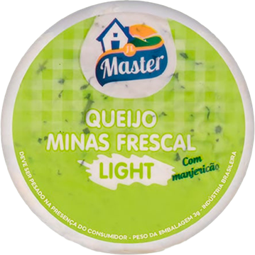 Imagem de Queijo minas frescal c/manjericão Light -JL Master (100g)