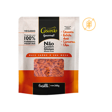 Imagem de Massa Fusilli Casarao Cenoura 300g