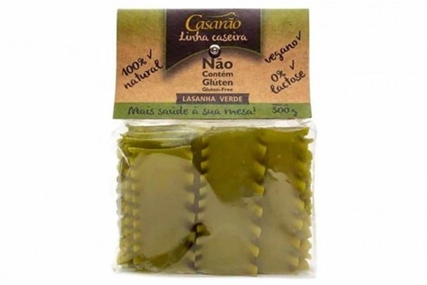 Imagem de Massa Casarao Lasanha Verde Sem Gluten  300g
