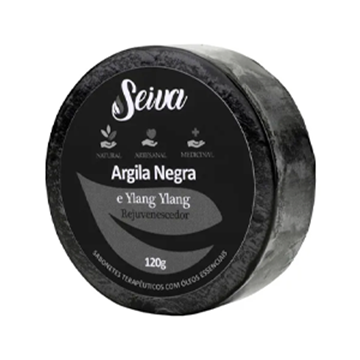 Imagem de Sabonete Em Barra Seiva Argila Negra Ylang Ylang 120g