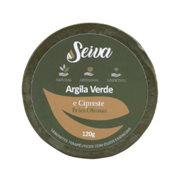 Imagem de Sabonete Em Barra Seiva Argila Verde e Cipreste 120g