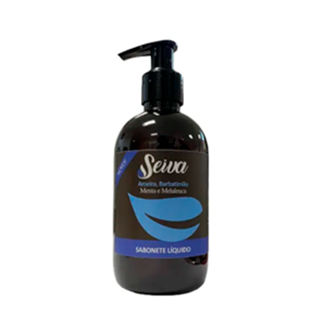 Imagem de Sabonete Liquido Seiva Aroeira Barbatimao Menta e Melaleuca 200ml