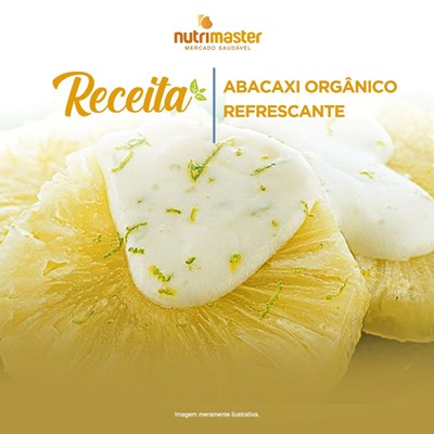 Abacaxi orgânico refrescante