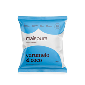 Imagem de Pipoca Mais Pura Caramelo com Coco 50g