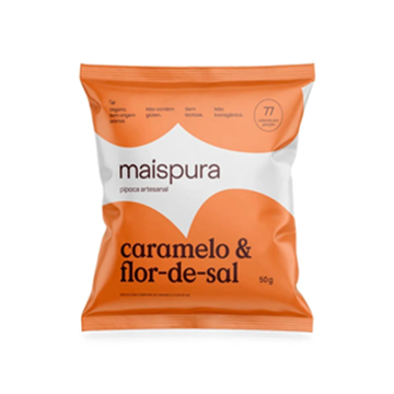 Imagem de Pipoca Mais Pura Caramelo Flor Sal 50g
