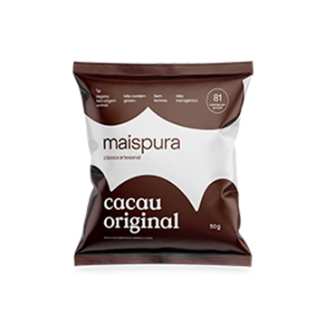 Imagem de Pipoca Mais Pura Cacau Original 50g