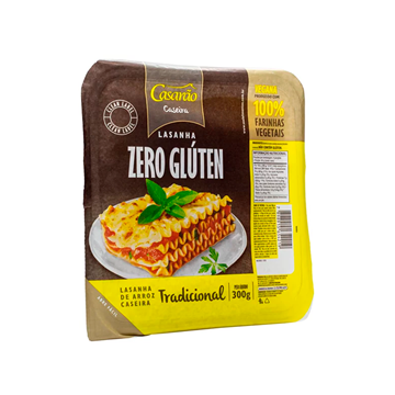 Imagem de Massa de Lasanha Sem Glúten 100% Natural Casarão 300g