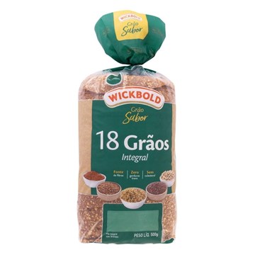 Imagem de Pao Integral 18 Graos Wickbold 500g