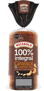 Imagem de Pao Integral Girassol Castanha Wickbold 400g