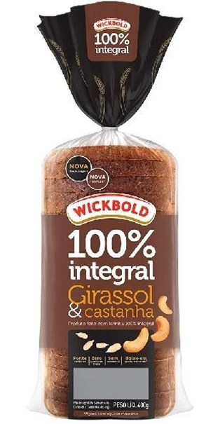 Imagem de Pao Integral Girassol Castanha Wickbold 400g