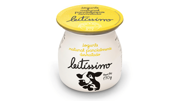 Imagem de Iogurte Natural Parcialmente Desnatado Leitissimo 170g