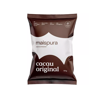 Imagem de Pipoca Mais Pura Cacau Original 100g