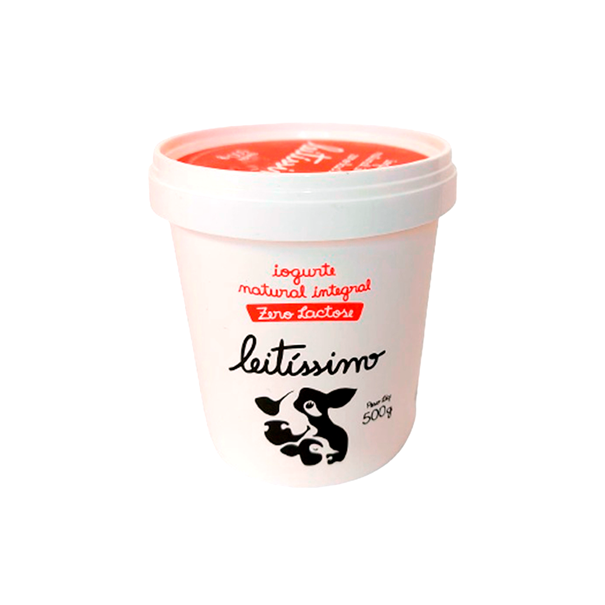 Imagem de Iogurte Natural Integral Zero Lactose Leitissimo 500g