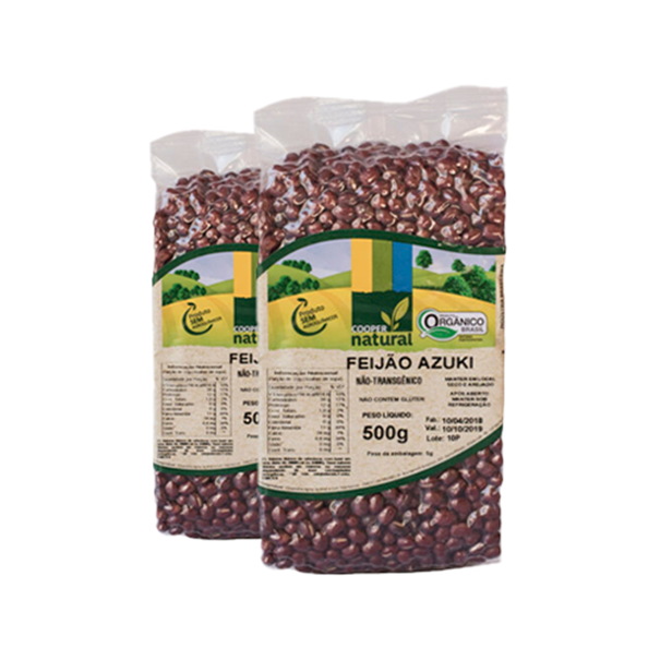 Imagem de Feijão Azuki Orgânico Cooper Natural 500g
