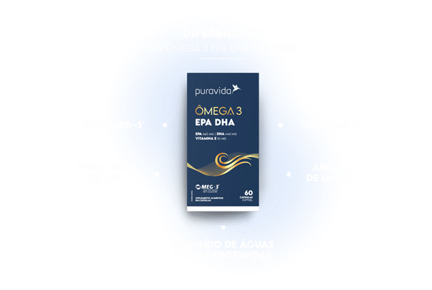 Imagem de Omega 3 Epa Dha Pura Vida 60cps