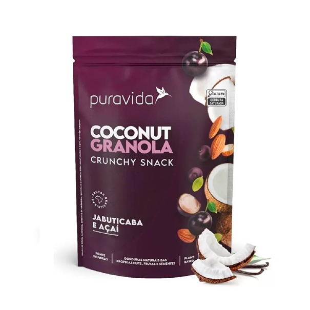 Imagem de Coconut Granola Jabuticaba e Açaí 180g