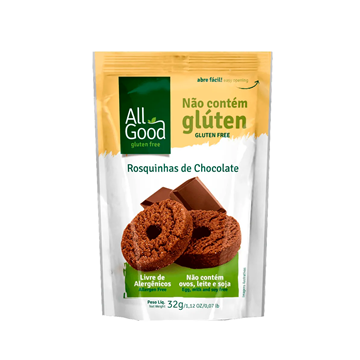 Imagem de Rosquinhas de Chocolate All Good 32g
