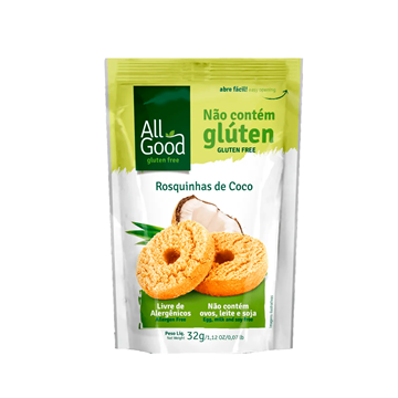 Imagem de Rosquinhas de Coco All Good 32g