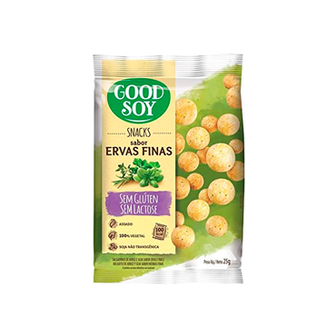 Imagem de Salgadinho Snacks Sabor Ervas Finas Good Soy 25g