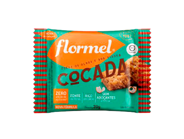 Imagem de Cocada Flormel Zero ao Leite 20g