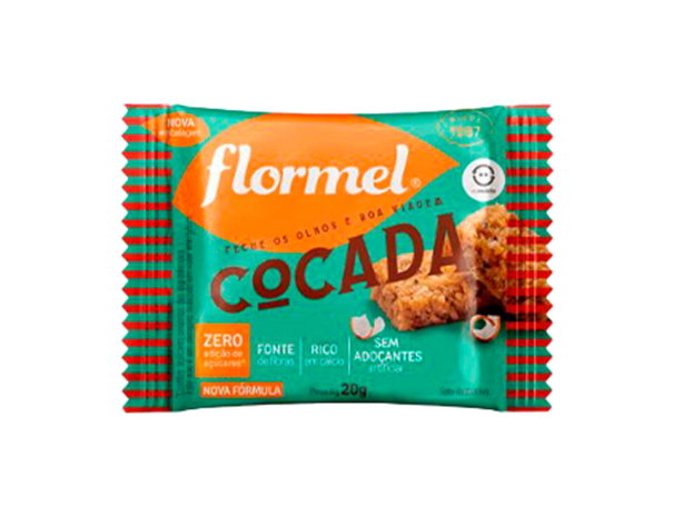 Imagem de Cocada Flormel Zero ao Leite 20g