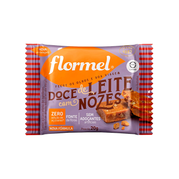 Imagem de Doce de Leite  Flormel Zero Nozes 20g