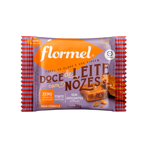 Imagem de Doce de Leite  Flormel Zero Nozes 20g