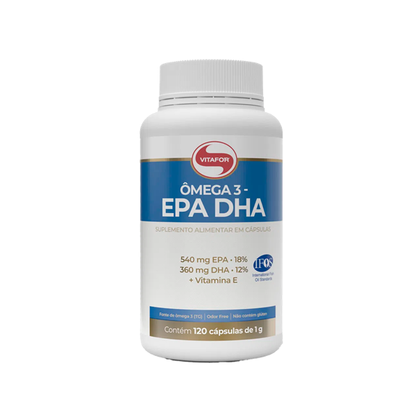 Imagem de Omegafor Omega 3 Epa/Dha Vitafor 1000mg 120 Cápsulas