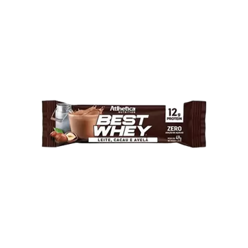 Imagem de Barra Proteina Best Whey Leite Cacau e Avela 49g